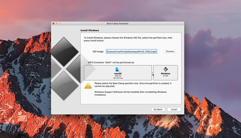 windows iso for mac